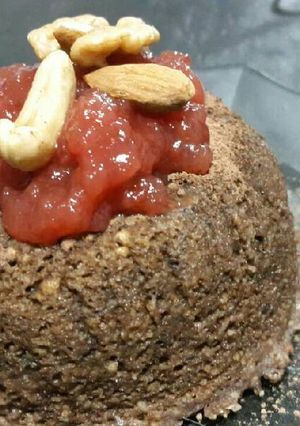 Una foto de Torta de avena y chocolate