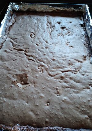 Una foto de Brownie de chocolate y nuez