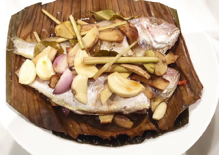 Resep Terbaik Ikan Kukus Daun Pisang Enak Bergizi