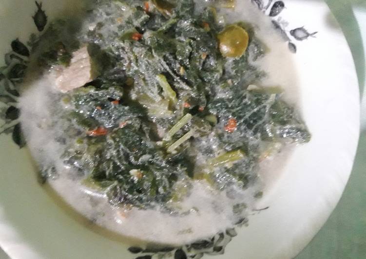 Resep Sayur bobor daun bangun bangun yang Lezat