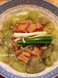 Scallops with Loofah Squash