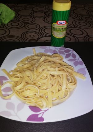 Una foto de Spaghetti a la mantequilla