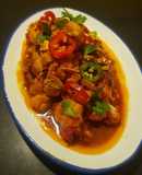 Coliflor con tomate
