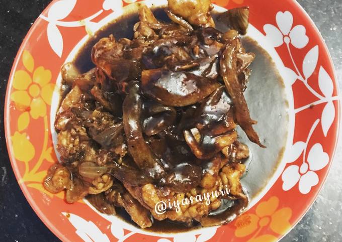 Chicken Teriyaki Lada Hitam (Ayam Teriyaki)