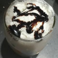 A picture of Chocolate vanilla shake.