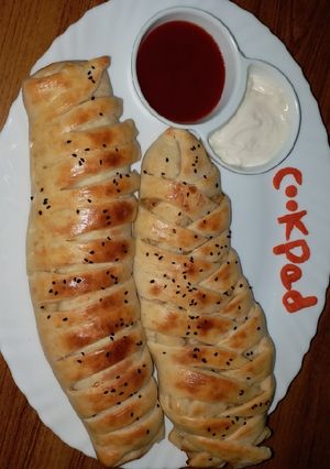 A picture of Chicken bread.