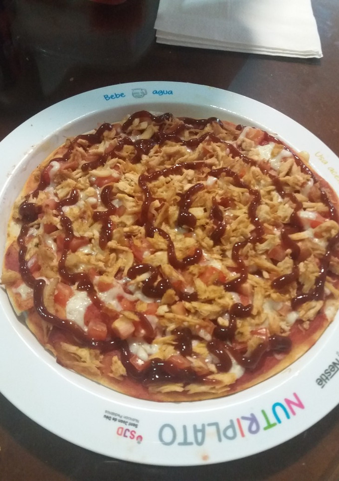 Una foto de Pizza kebab y barbacoa