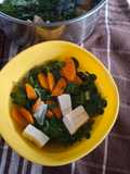 Sayur Bening Daun Kelor, Tahu dan Wortel