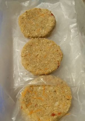 Una foto de Hamburguesas de quinoa, avena y verduras
