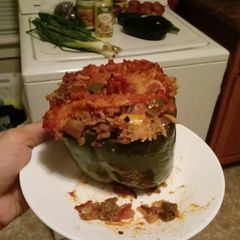 A picture of Stuffed Peppers & Vegetables.