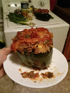 A picture of Stuffed Peppers & Vegetables.