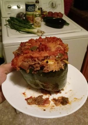 A picture of Stuffed Peppers & Vegetables.