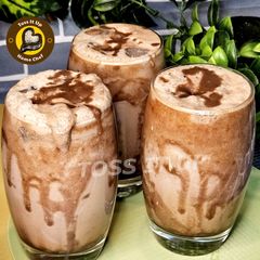A picture of Cold Chocolate Drink With Gond Katira A Healthy Summer Treat.