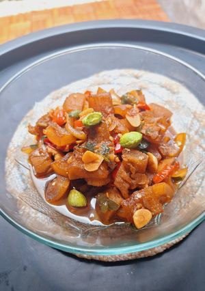 Foto resep Oseng Cecek + Petai bumbu iris