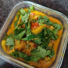 A picture of Malai Soya Chaap.