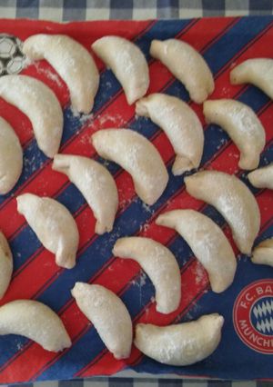 Hókifli "zserbó" töltelékkel recept fotója