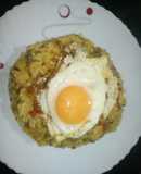 Moro de lenteja ecuatoriano