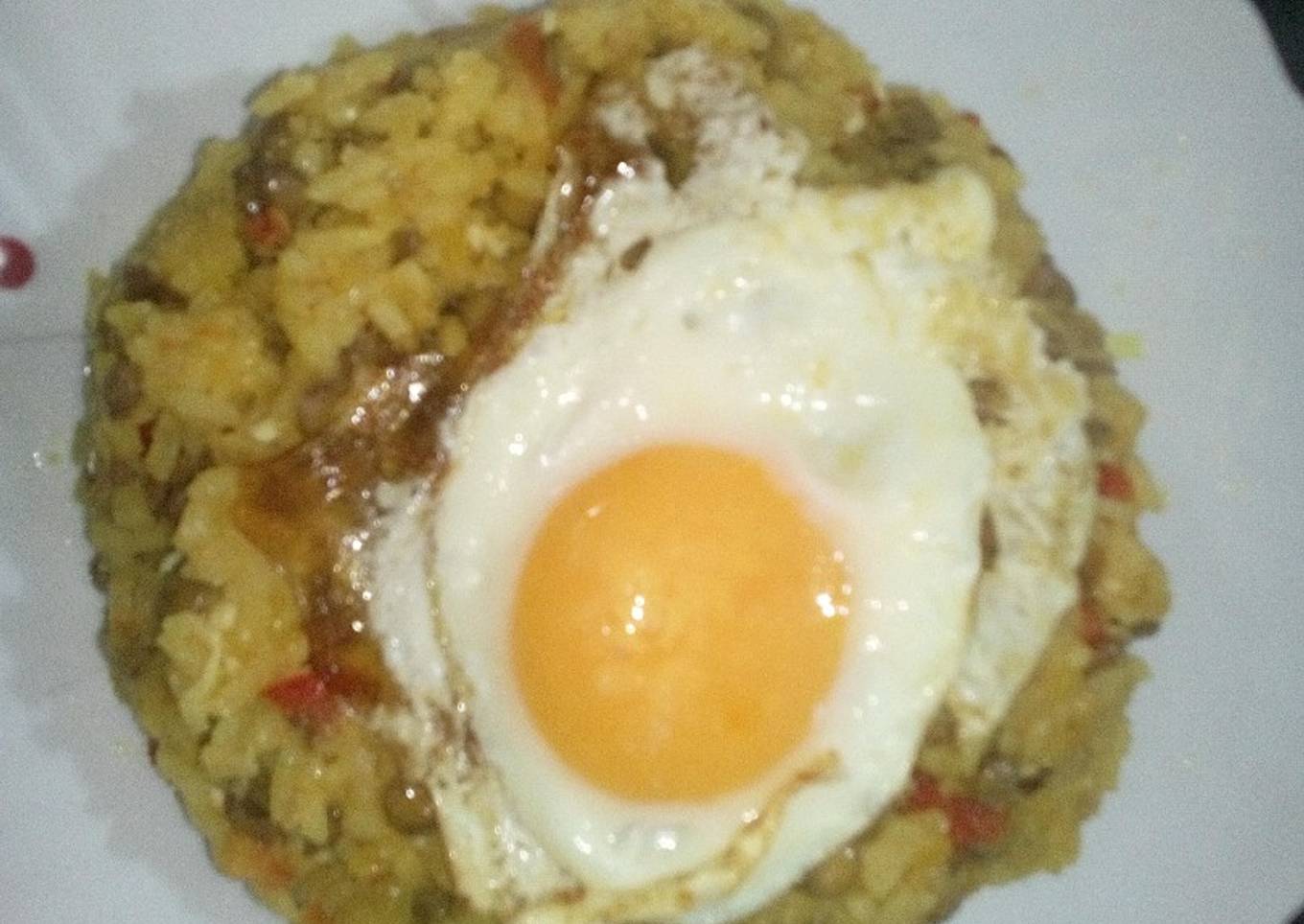 Moro de lenteja ecuatoriano