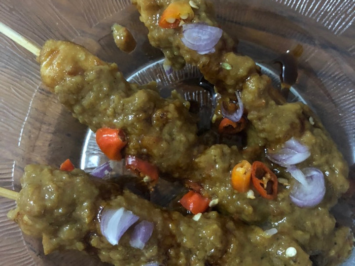 Resep: Sate Ayam saus kacang Untuk Jualan