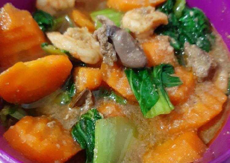 Resep Pacoy udang wortel saos tiram yang mudah