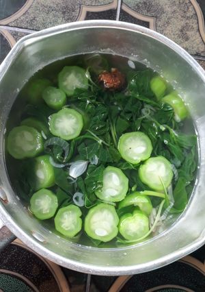 Foto resep Sayur Bening bayam + Oyong