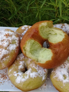 Foto resep Donat pandan santan empuk
