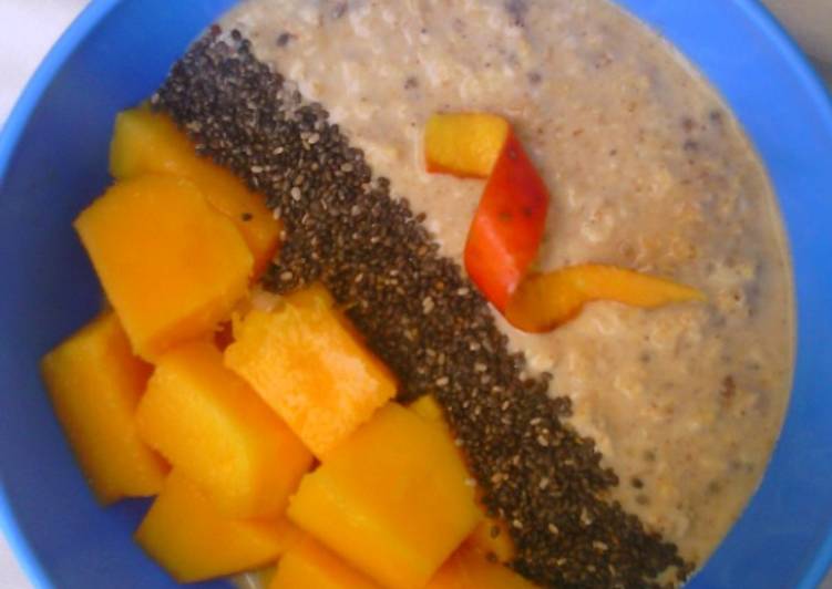 Easiest Way to Prepare Perfect Mango Chia Overnight Oats