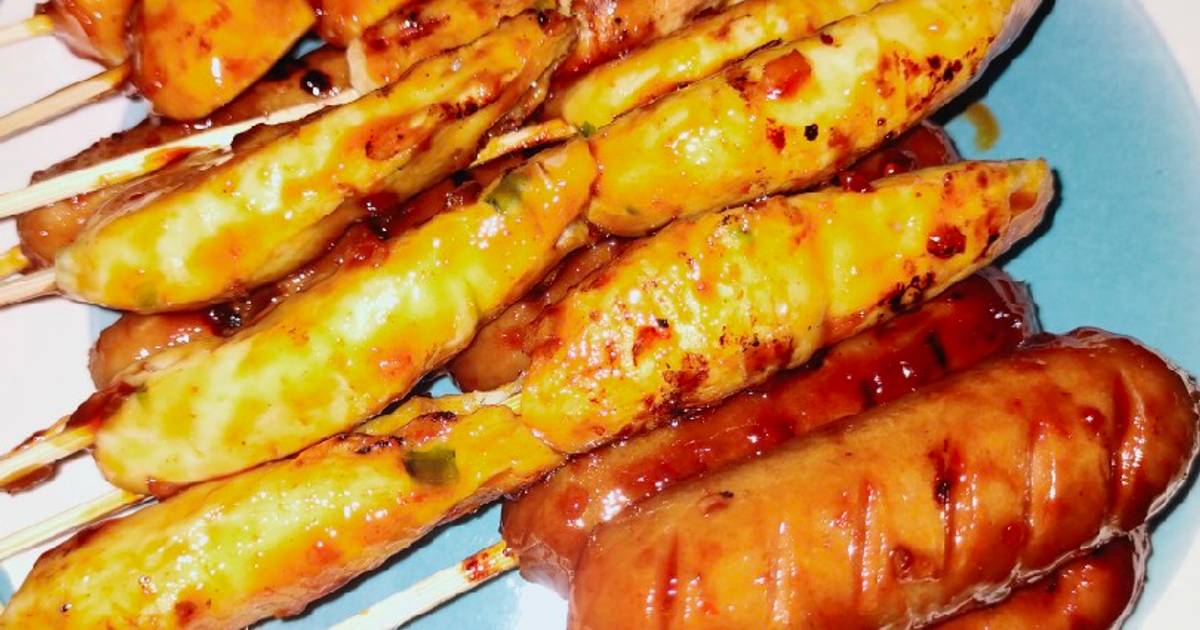 Resep Sosis Otak Otak Baso Bakar Madu 🍢🌶️🍯 Oleh You Can Do It