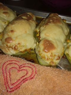 Una foto de Calabacines rellenos de carne