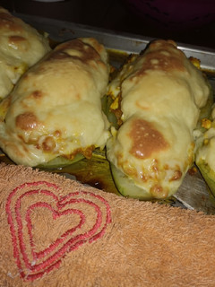 Una foto de Calabacines rellenos de carne