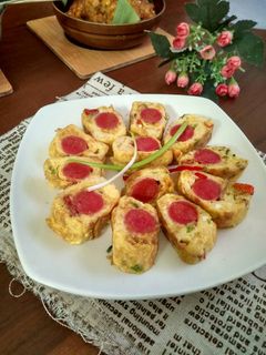 Foto resep Telur dadar isi sosis