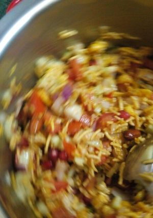 A picture of Simple bhujia chaat.
