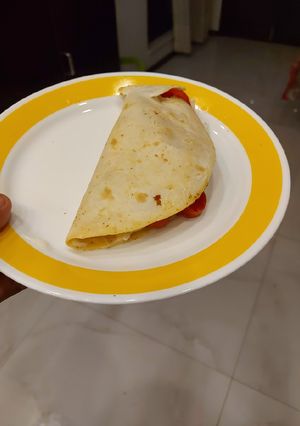 A picture of Tikka Wrape.