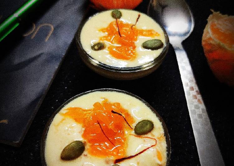 Simple Way to Make Super Quick Homemade Curd Orange Shrikhand