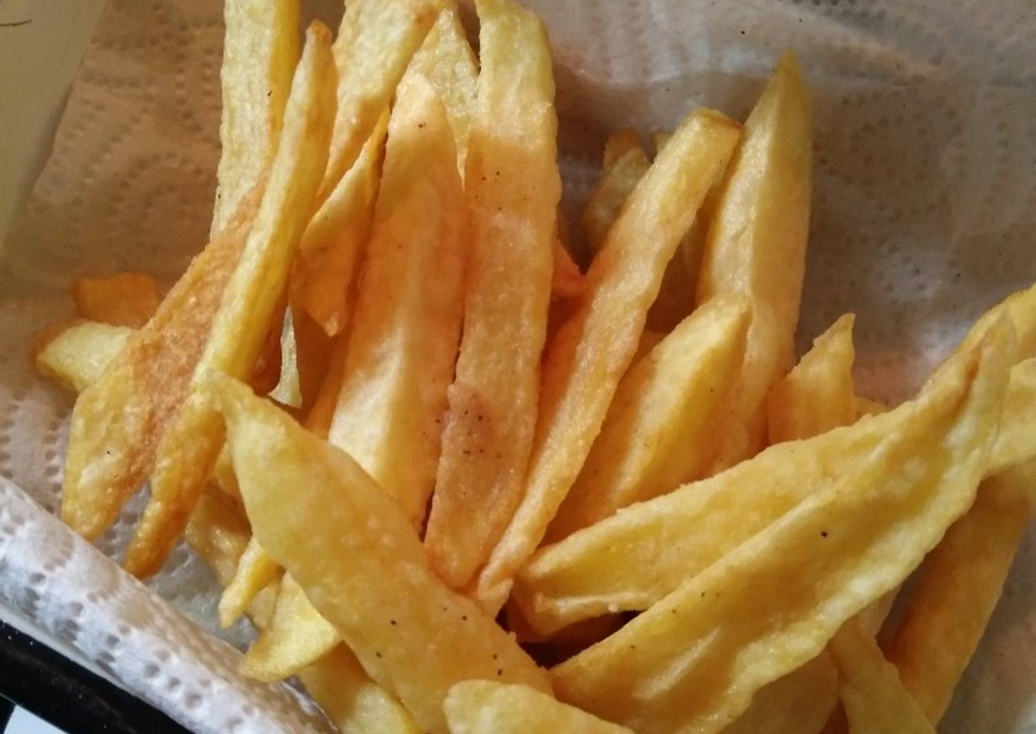 Papas Fritas con Harina!! Receta de Karen Belén Cookpad Papas Fritas con Harina!! Receta de Karen Belén Cookpad