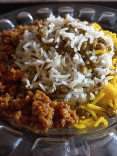 عکسی از دستور ماش پلو با گوشت چرخی