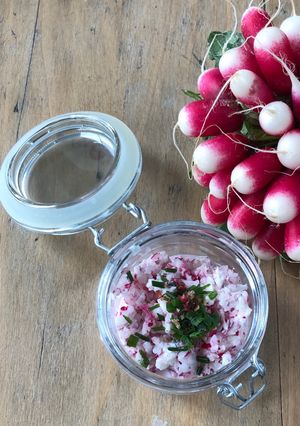 Une photo de Rillettes de radis roses