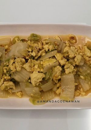 Foto resep Cah Telur Sawi Putih