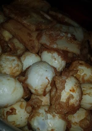 A picture of Fried coated egg.