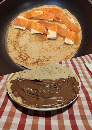 Una foto de Creps salado 🆚 Dulce