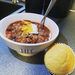 A picture of Quick & Easy Homemade Chili.