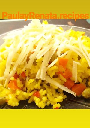 Una foto de Arroz amarillo económico y riquísimo