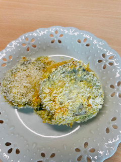 豆渣蓮藕盒|過熱水蒸氣烤箱微波爐 的食譜成品照片
