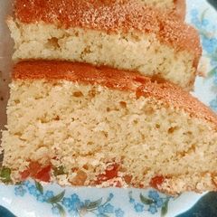 A picture of Tutti Fruity Pineapple Slice Cake.