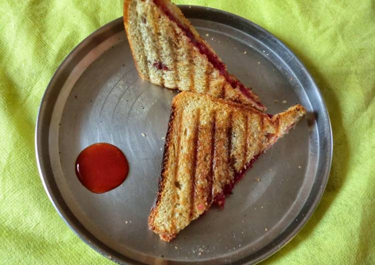 Steps to Make Beetroot and potato sandwich in 23 Minutes for Beginners