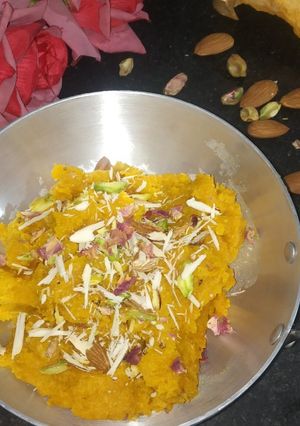 A picture of Pumpkin Halwa.