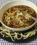 Nuddles & veggies soup