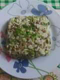 Ensalada de lentejas, berro y arroz
