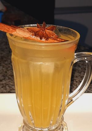 A picture of Winter Spiced Orange Mocktail.