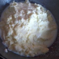 A picture of Home made butter and ghee.